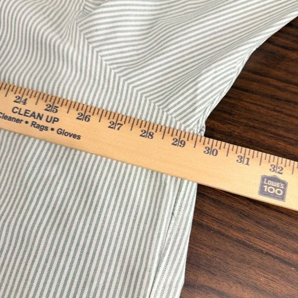Ralph Lauren Button Down Mens 2XB Pre-Owned Shirt White Striped Classic Fit - Picture 10 of 11